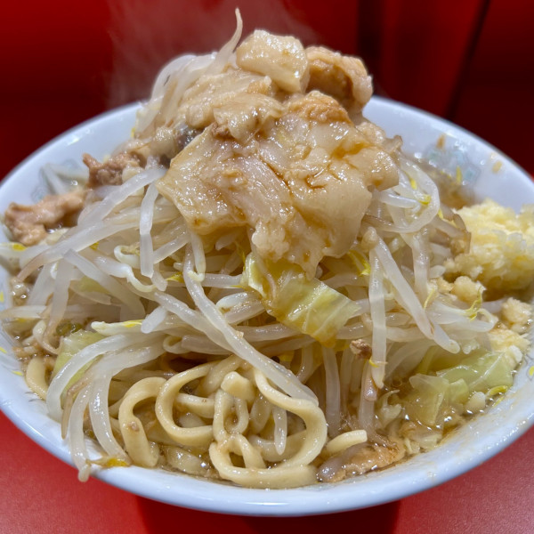 「ラーメン 小（ニンニク・アブラ）」@ラーメン二郎 名古屋大曽根店の写真