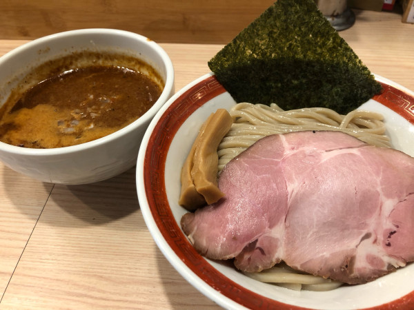 「濃魚つけ麺 辛うま」@オリオン食堂の写真