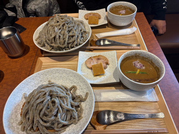 「御影つけ麺中盛り1400円」@手打式特級多加水 御影麺 鏑矢の写真