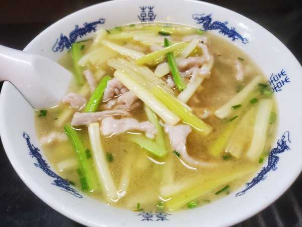 「芹菜面」@新上海の写真