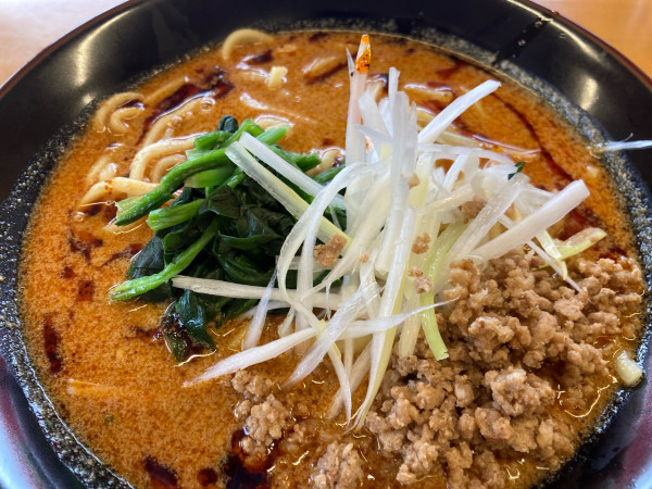 「担々麺+🉐クーポン餃子」@横浜家系ラーメン 宮本商店 ひたちなか店の写真
