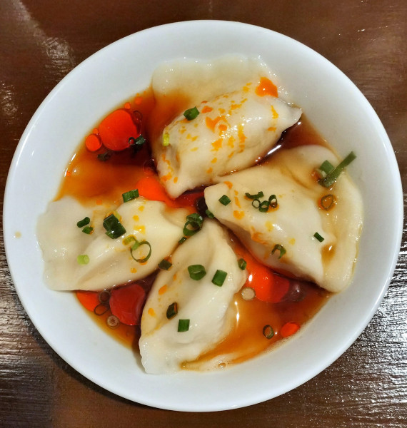 「海老入水餃子 400円」@ネワ屋の写真