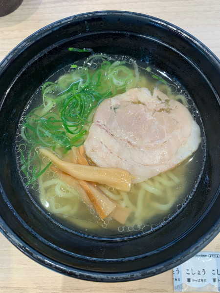 「鯛スープの塩ラーメン」@かっぱ寿司 アトレ亀戸店の写真