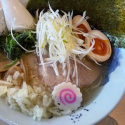 特製塩そば+生ビール