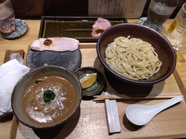 「つけめん(あつもり&純無雑豚骨つけダレに変更)+α」@中華蕎麦 とみ田の写真