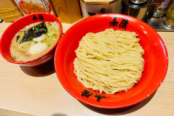 「豚鶏つけめん(中)【1070円】」@赤備の写真