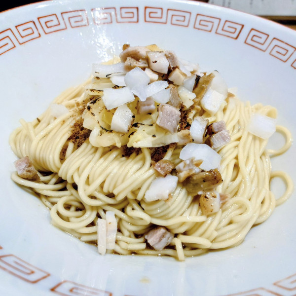 「和え麺」@炭火焼濃厚中華そば 奥倫道の写真