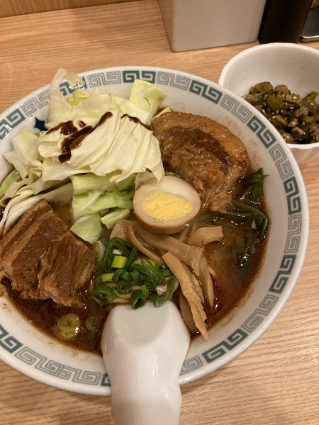 「太肉麺、高菜炒め」@桂花ラーメン 渋谷センター街店の写真