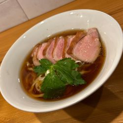 【季節のらーめん】鴨のら～めん＋鴨肉増し