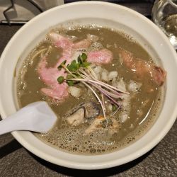 【限定】濃厚牡蠣蕎麦　1400円