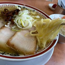 中華そば830円 明太子ごはん350円