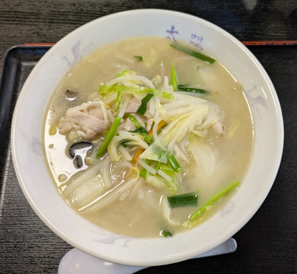 「タンメン：900円」@中華料理 太陽の写真