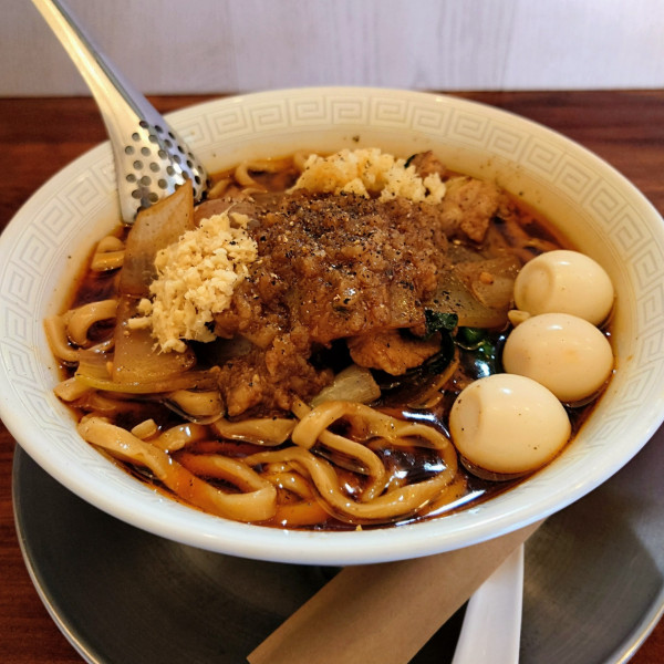 「スタミナラーメン＋うずらの玉子」@MARU喜の写真