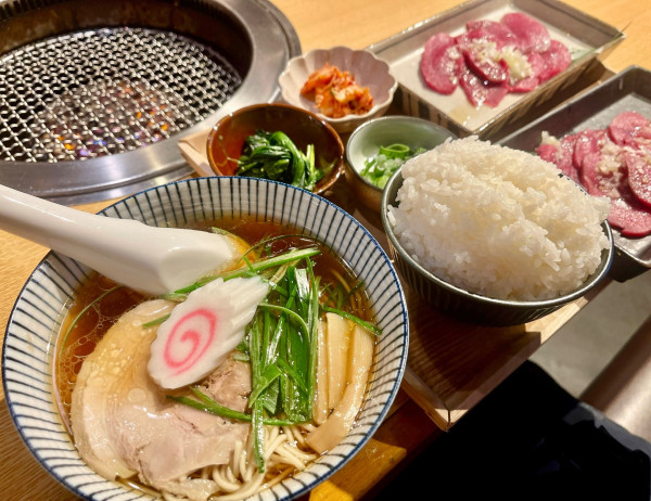 「W牛タン定食  ライス大盛」@肉のフジヤマの写真