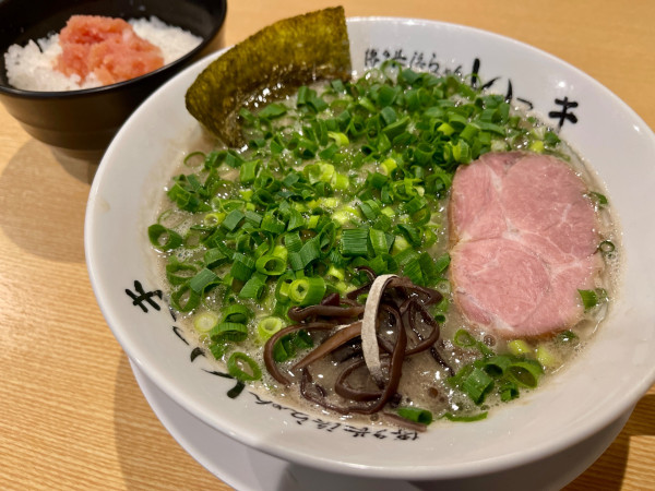「ネギラーメン」@博多長浜らーめん いっき 戸塚安行店の写真