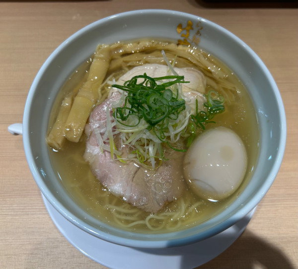 「特製塩らぁ麺 ¥1200→¥800」@らぁ麺はやし田 上野御徒町店の写真