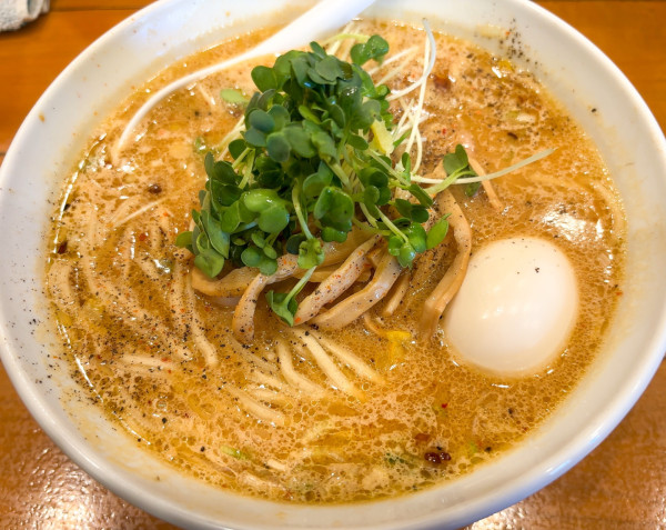 「みそSOBA (+味玉)」@麺屋 Hulu-luの写真