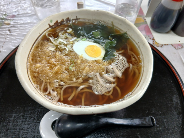 「たぬき蕎麦 600円」@なすやの写真