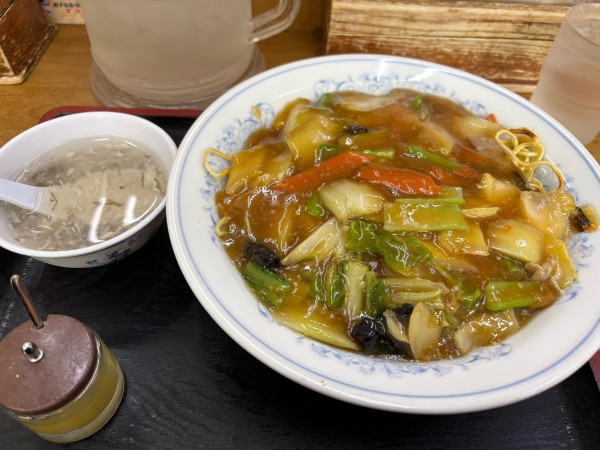 「五目あんかけ焼きそば（大盛）」@中華料理 香源の写真