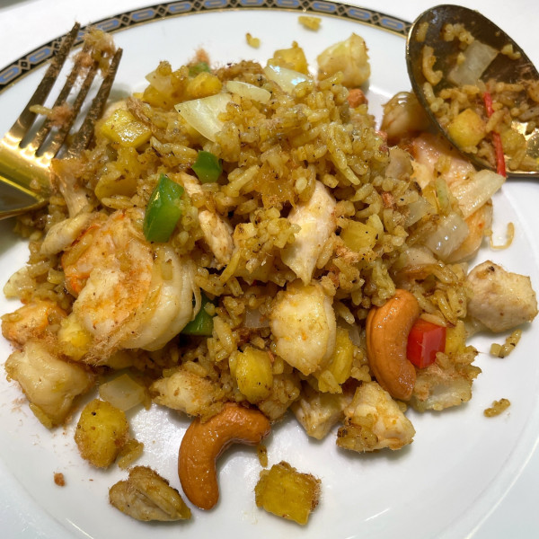「Pineapple fried rice　ข้าวอบสับ」@Methavalai Sorndaengの写真