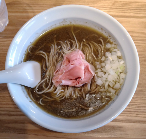 「特濃煮干蕎麦＋専用割スープ」@麺処 にぼし香 早稲田店の写真
