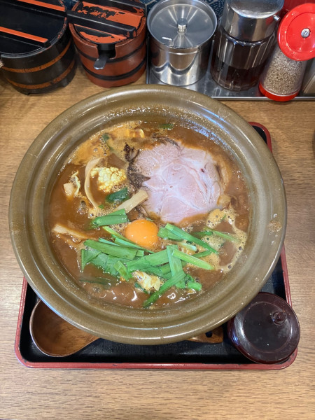 「モツカリーラーメン 中濃 大辛」@ラーメン猪太の写真