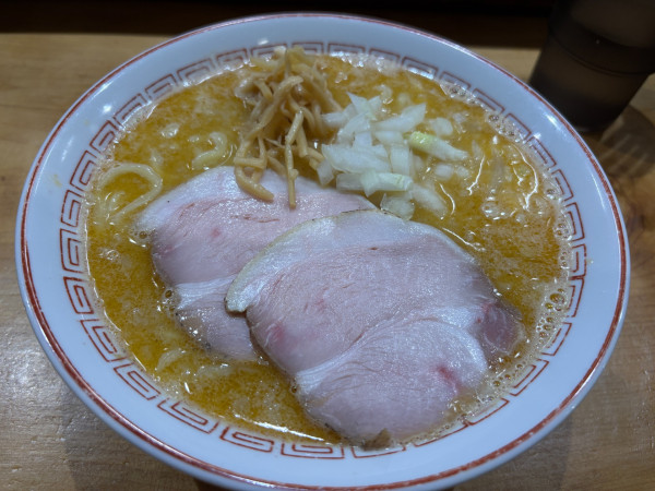 「【限定】味噌ラーメン」@背脂煮干し中華そば 和市 新橋本店の写真