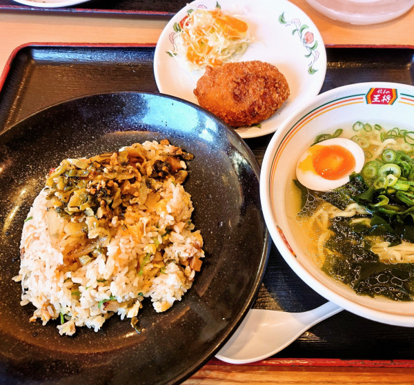 「日替わりランチ」@餃子の王将 大宮南中野店の写真