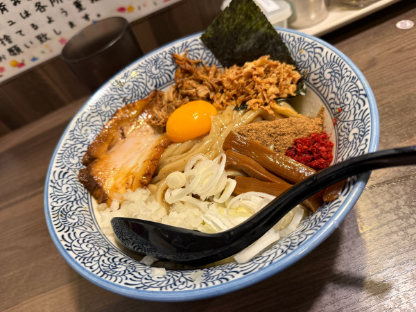 「まぜそば→超多加水麺」@狼煙 〜NOROSHI〜の写真