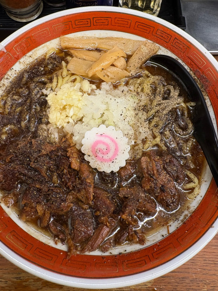 「ブラックラーメン」@東神田ら～めん3の写真