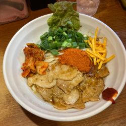 サムギョプサルまぜそば