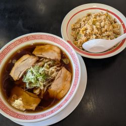 郡山ブラック + チャーハン