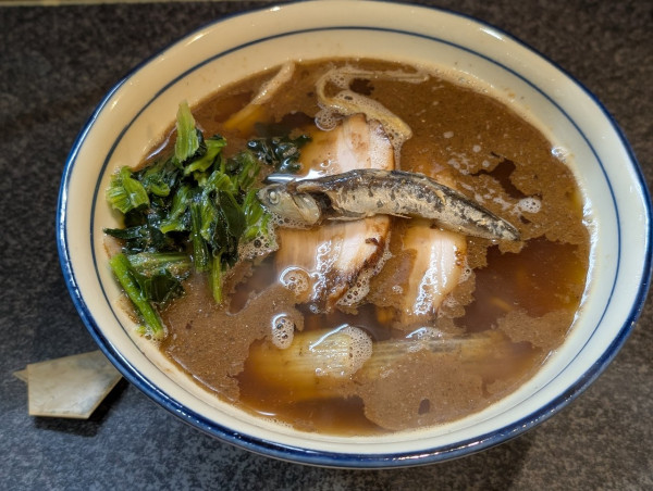 「かけ」@烈志笑魚油 麺香房 三くの写真