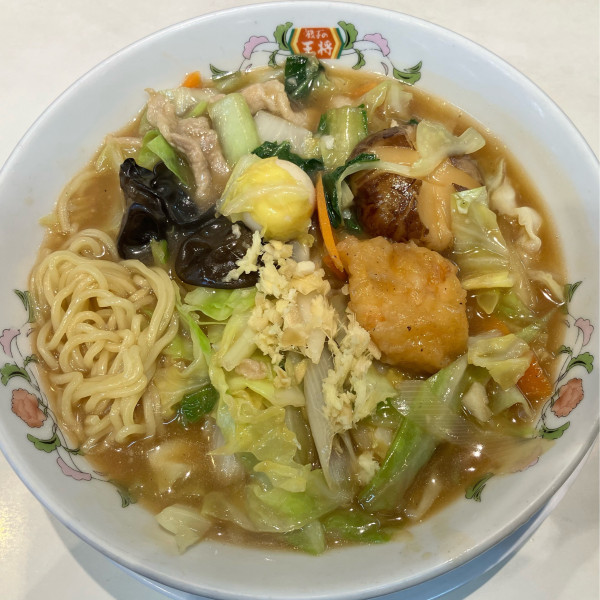 「五目あんかけラーメン858円他【限定】」@餃子の王将 千葉ニュータウン中央店の写真