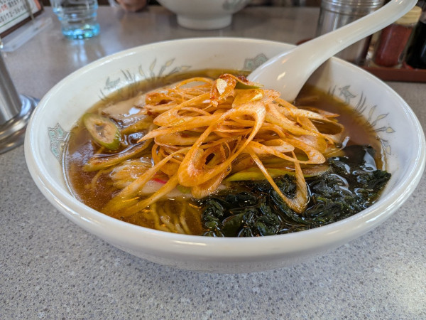「ねぎラーメン」@中華食堂酒家 豚珍館の写真