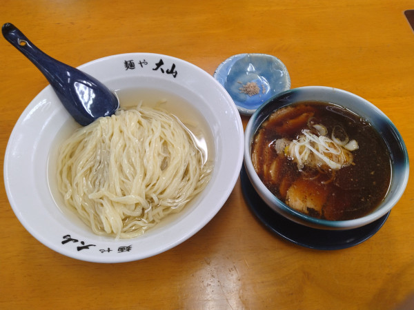 「昆布水つけ麺(並)¥1150-」@青竹手打ちラーメン 麺や大山の写真