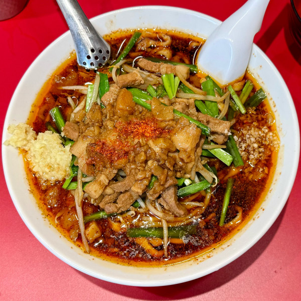 「火の玉セット（辛口）¥1,400」@すず鬼直伝スタミナらーめん かわさ鬼の写真