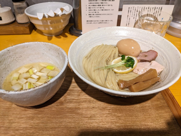 「味玉昆布水つけ麺（塩）」@BABA NOODLE HOUSEの写真