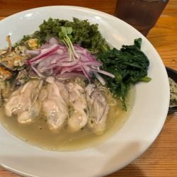 限定　牡蠣の塩ラーメン
