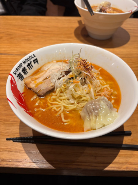 「海老ポタらぁめん」@SHRIMP NOODLE 海老ポタの写真