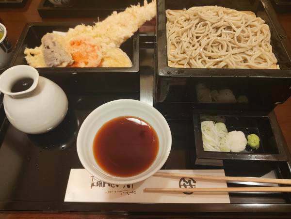 「穴子天せいろ」@神田 本陣房の写真