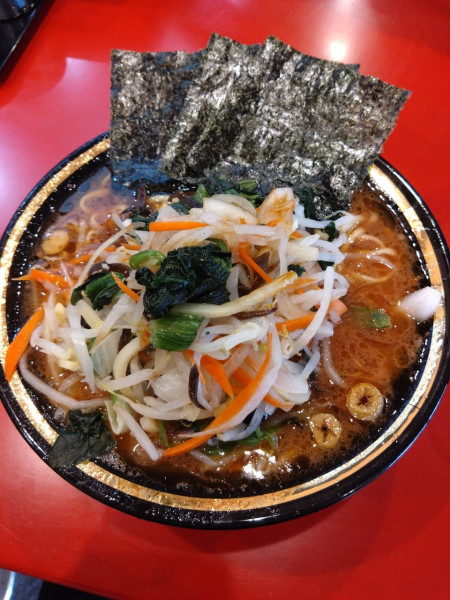 「大盛ラーメン＋野菜畑」@環2家の写真