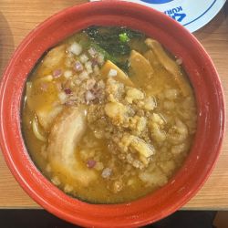 藤原系魚介背脂ラーメン