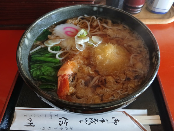 「天ぷらそば 950円」@信州の写真