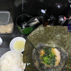 海苔ラーメン、硬濃