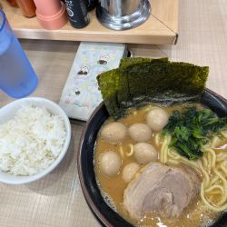 しょうゆ並うずら、硬濃、ライス小