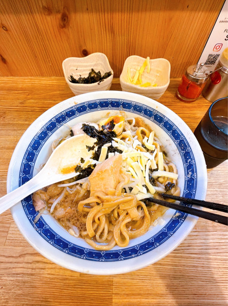 「ミニラーメン800韓国のり味玉ダブルチーズ」@自家製麺223の写真
