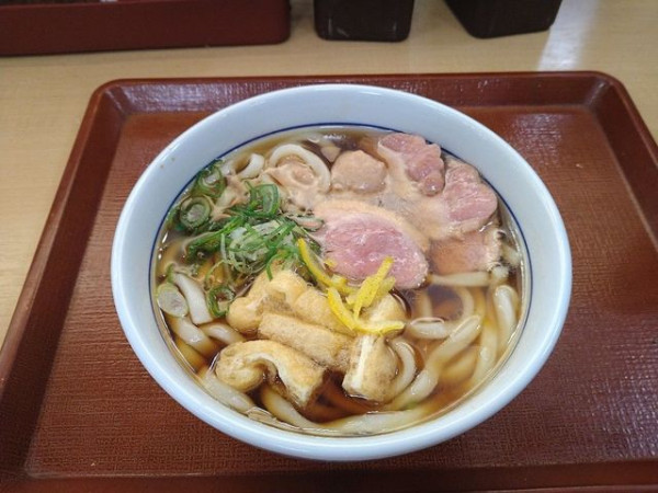 「鴨うどん」@なか卯 京都八条口店の写真