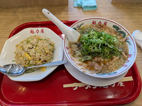 「京都背脂醤油ラーメン」@京都北白川ラーメン魁力屋 イオンモール羽生店の写真