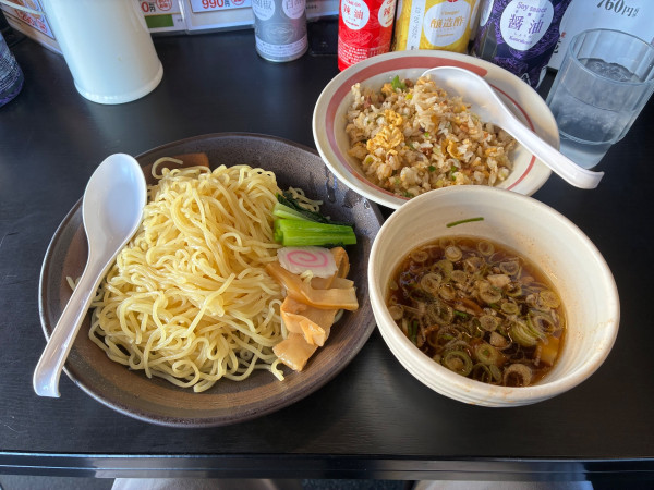 「冷盛りつけ麺、チャーハンセット(930円)」@幸楽苑 高萩店の写真